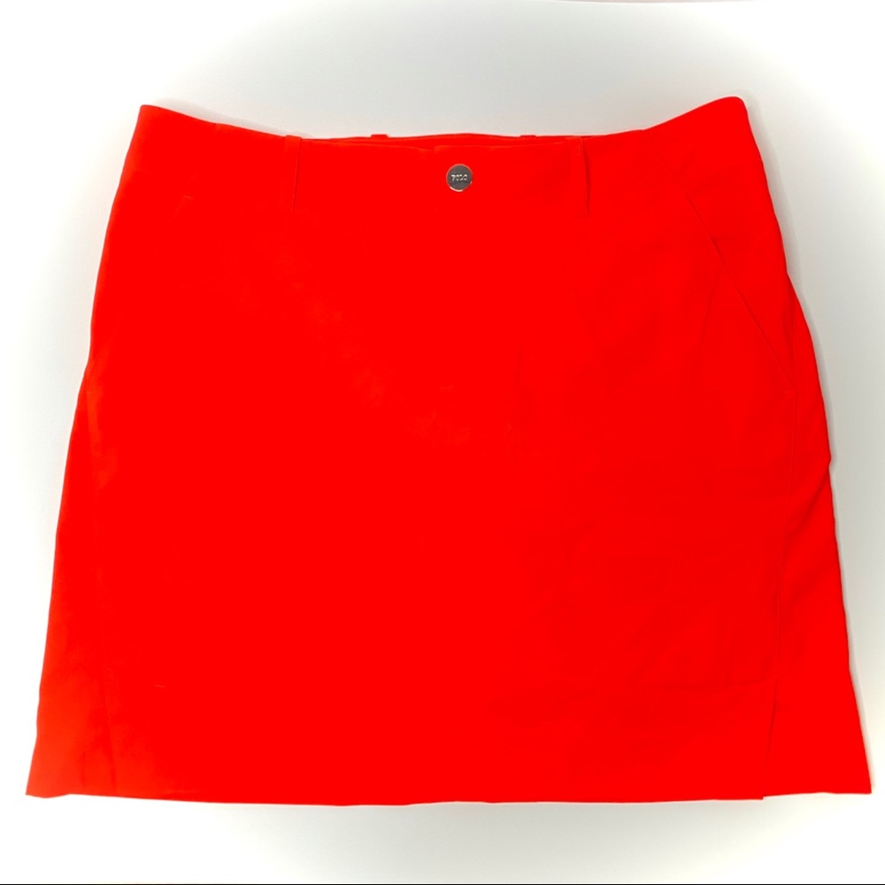 Polo Golf athletic skort/ bright coral/ 4